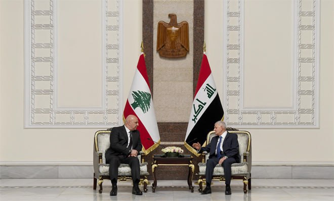 Presidentes de Iraq y Líbano ratifican apoyo a la unidad de Siria
