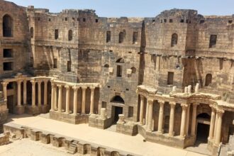 El teatro romano de Bosra, el más completo y mejor preservado de todos los teatros en Oriente Medio
