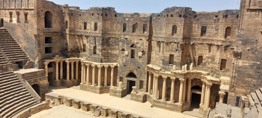 El teatro romano de Bosra, el más completo y mejor preservado de todos los teatros en Oriente Medio