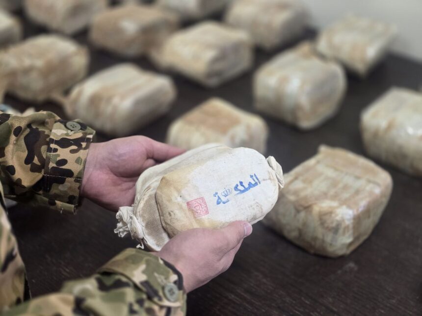 Defensa sirio droga destinada al contrabando hacia Jordania