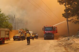 Incendios forestales arrasan el norte de Latakia en Siria... Turquía y Jordania colaboran en los esfuerzos de extinción